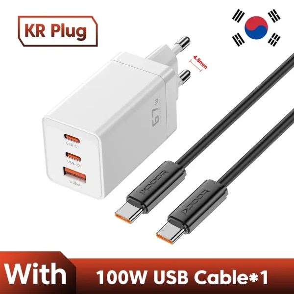 Cargador ultra rápido USB tipo C