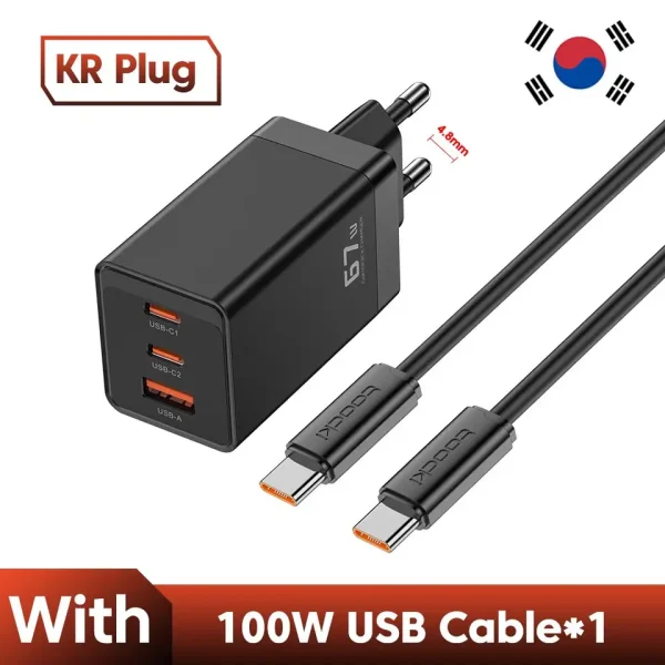 Cargador ultra rápido USB tipo C