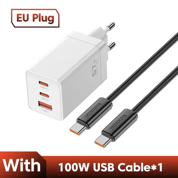 Cargador ultra rápido USB tipo C